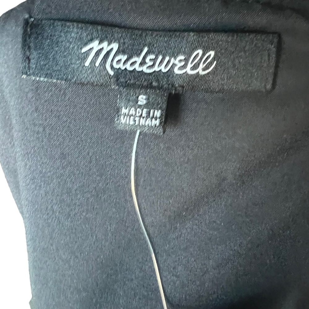 MADEWELL Georgette Ruffle-Wrap Mini Dress in Aster Portrait - Picture 9 of 10